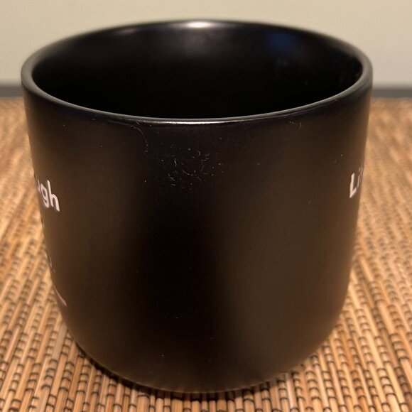 PARKER LANE "Life Is Tough But So Are You" Stoneware Mug ~ Incised Pink Heart - Picture 3 of 6